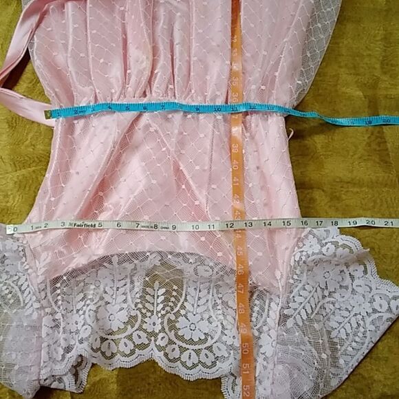 VTG ILGWU JCPENNEY WOMEN FORMAL LACE DRESS SIZE 11-12 MADE IN USA - Picture 8 of 10